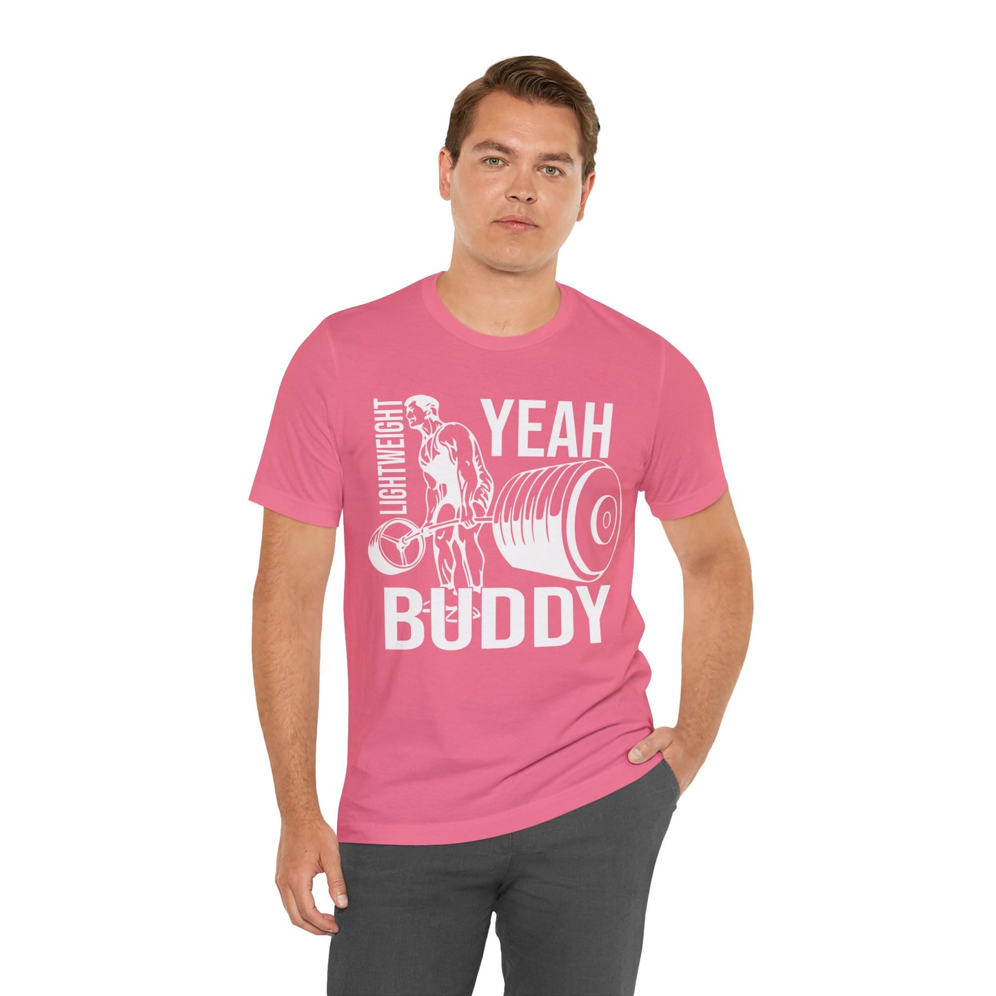 Lightweight Yeah Buddy T-Shirt, Gym Workout Fitness T-Shirt