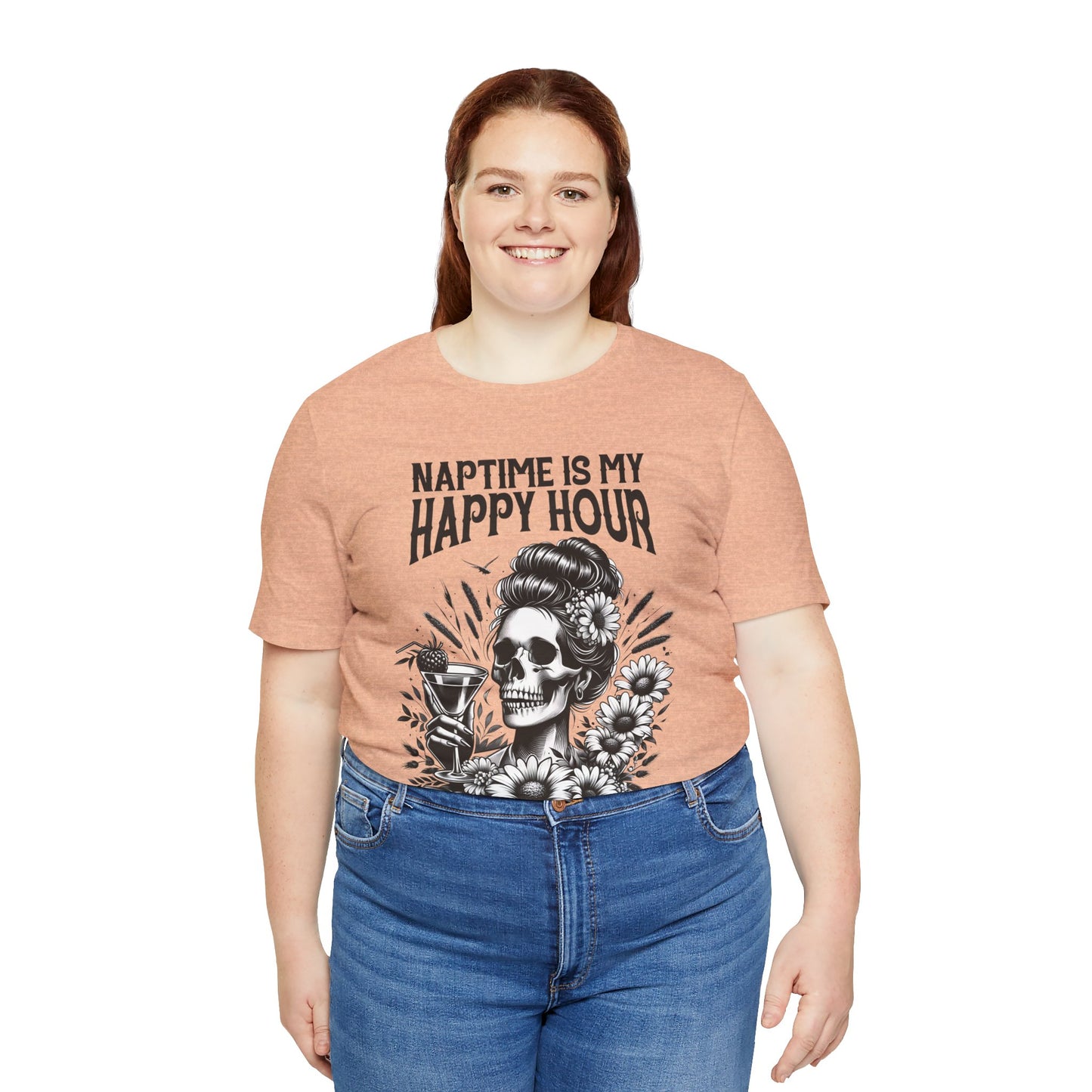 Naptime Is My Happy Hour T-Shirt, Mom, Funny, Mama T-Shirt
