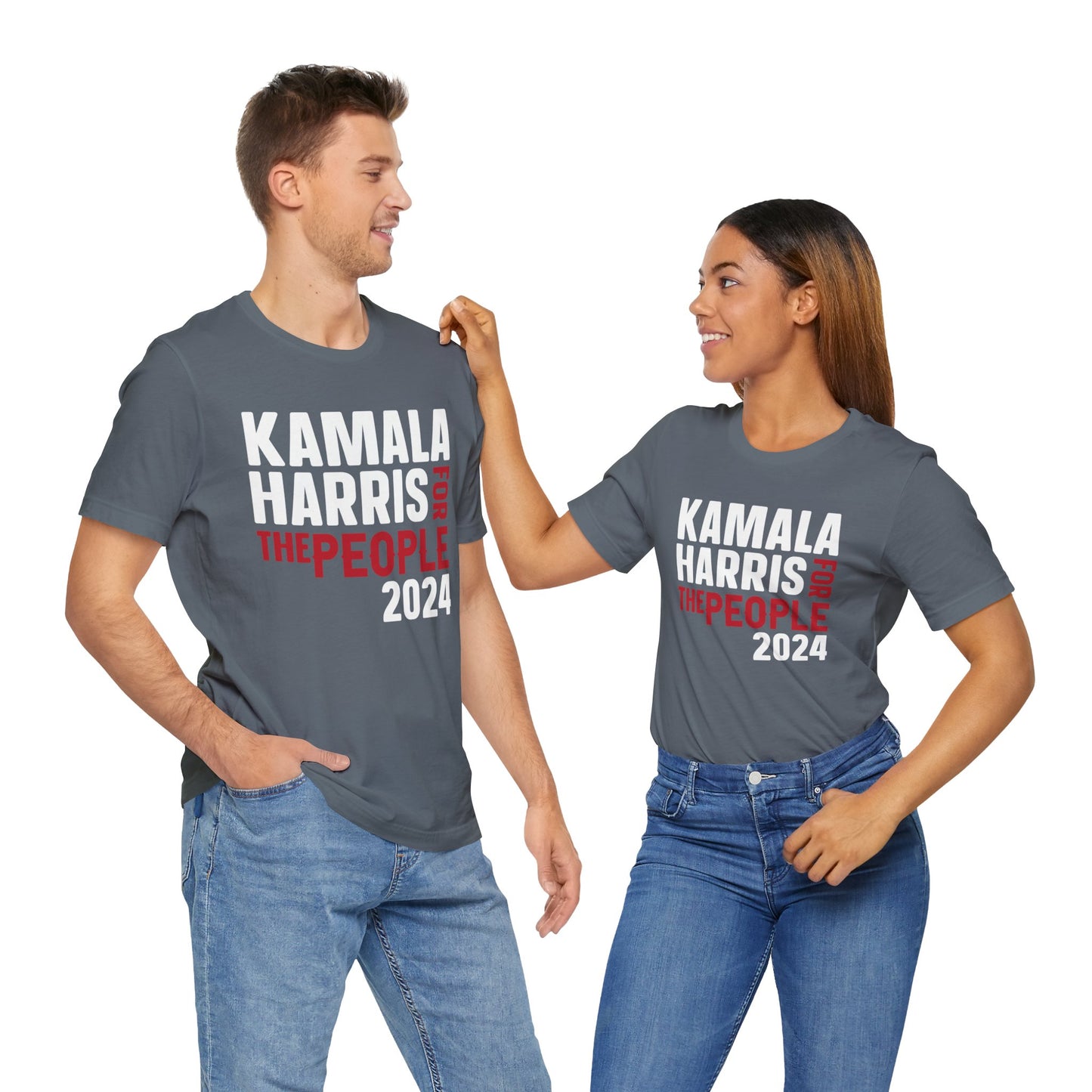 Kamala Harris For The People 2024 T-Shirt, Politics, Vote, Election, Democrat