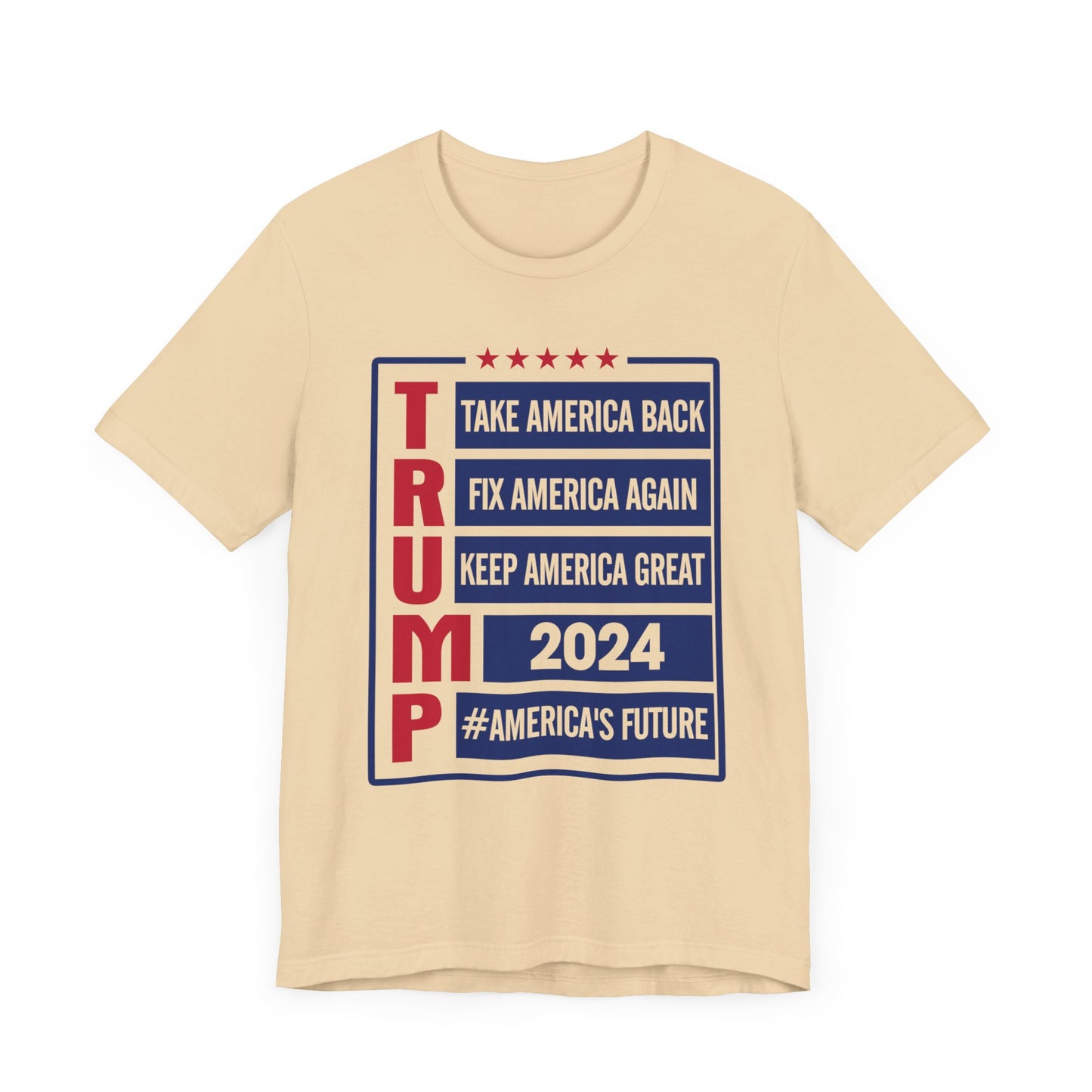 Trump 2024 America's Future T-Shirt, Politics, Vote, Election, Republican