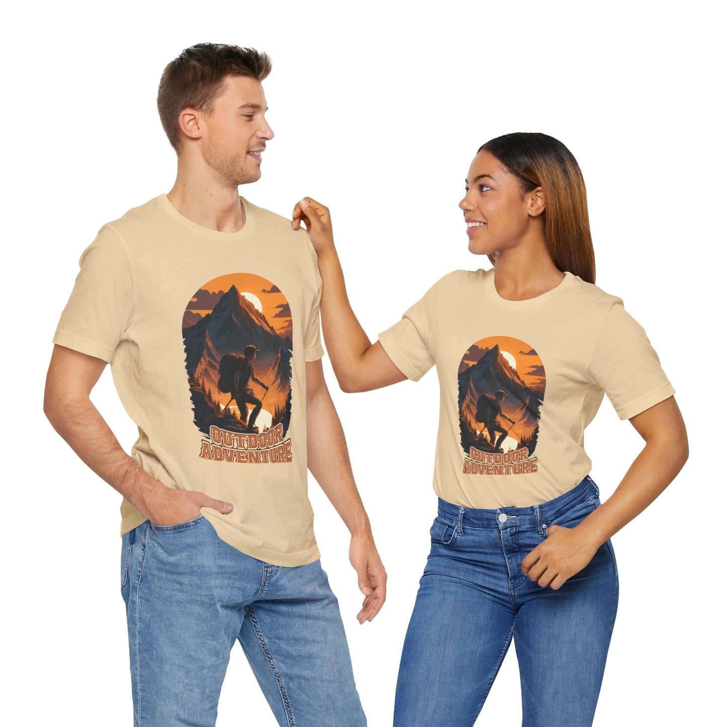 Outdoor Adventure T-Shirt, Adventure Hiking T-Shirt, Hiking Design 01, Outdoors, Mountain Hike T-Shirt, II