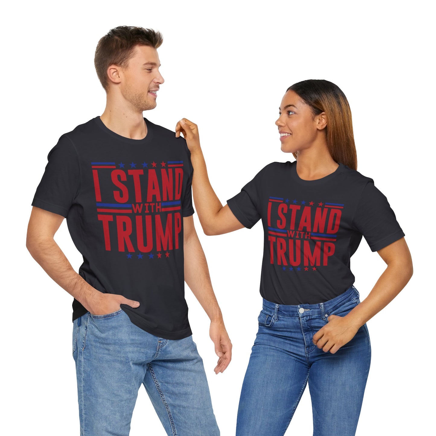 I Stand With Trump T-Shirt, Politics, Vote, Election, Republican