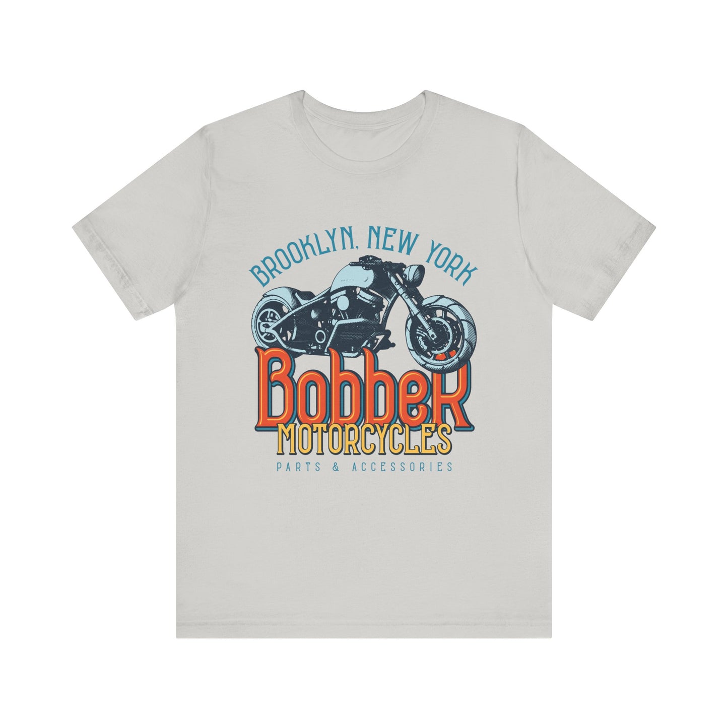 Brooklyn, New York Bobber Motorcycles T-Shirt, Bikers, MC, Chopper