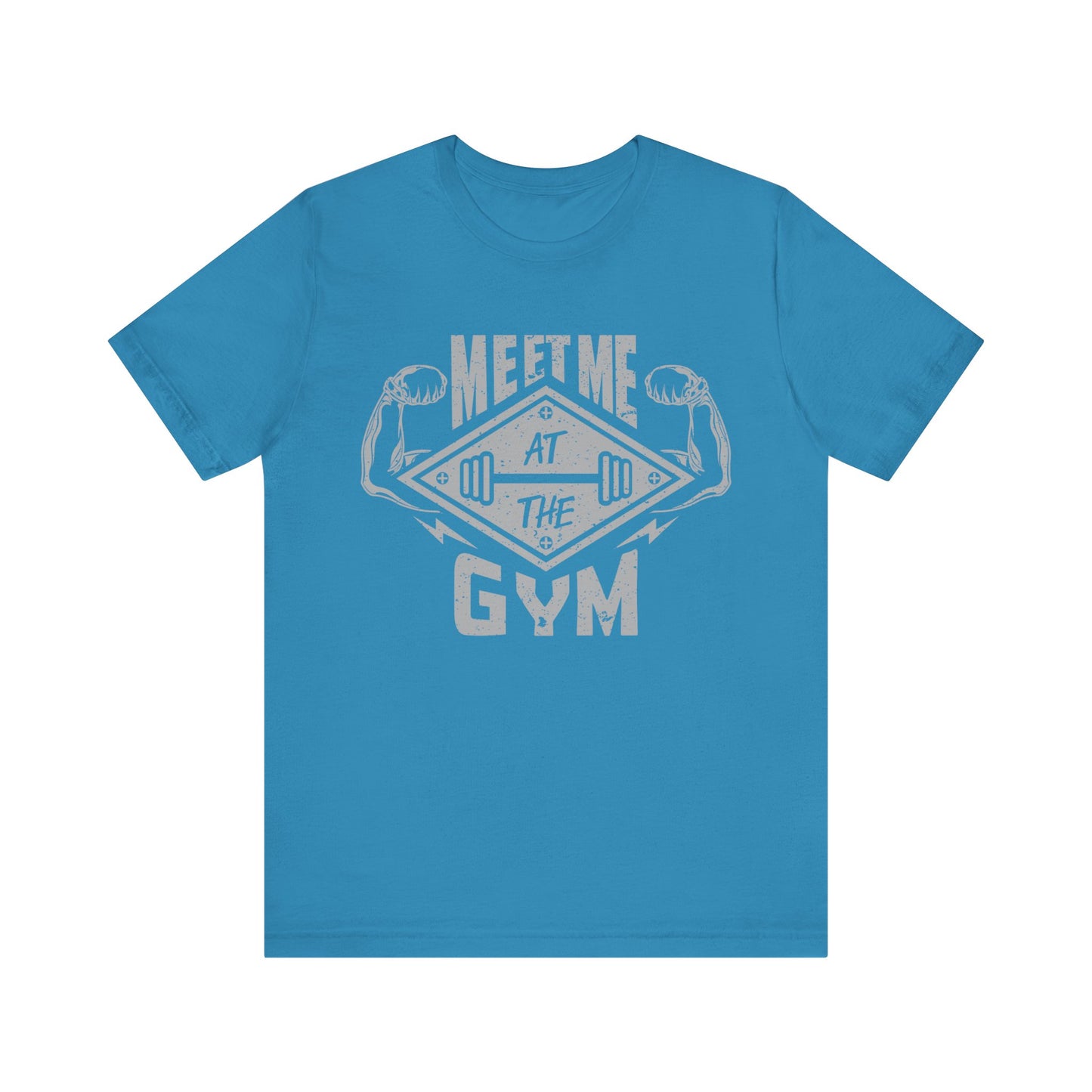Meet Me At The Gym T-Shirt, Gym Workout Fitness T-Shirt