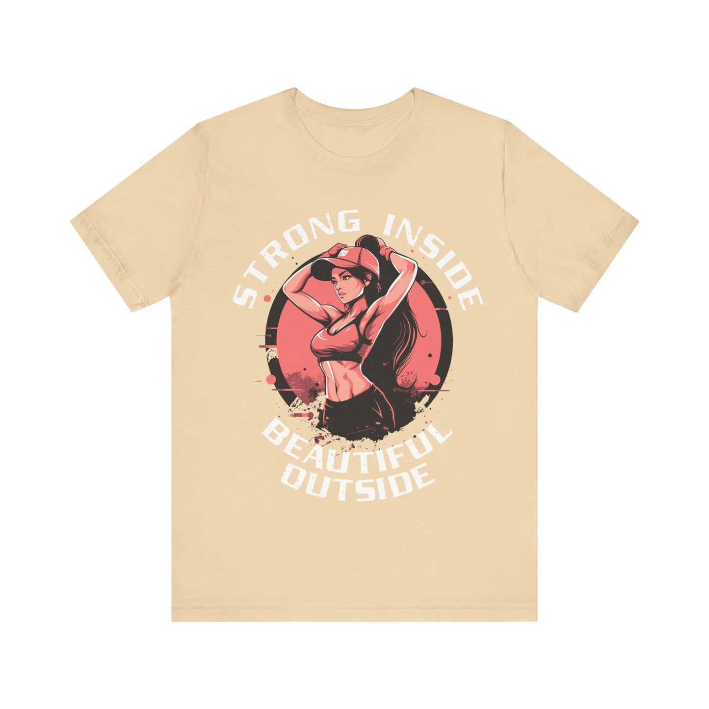Strong Inside Beautiful Outside T-Shirt, Gym, Fitness T-Shirt