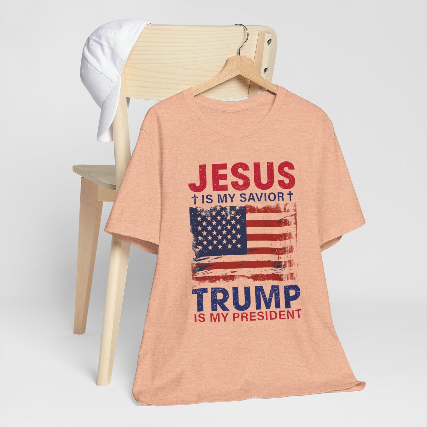 Jesus Is My Savior Trump Is My President T-Shirt, Politics, Vote, Election, Republican