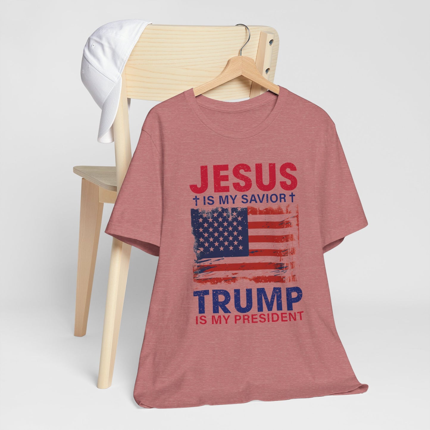 Jesus Is My Savior Trump Is My President T-Shirt, Politics, Vote, Election, Republican