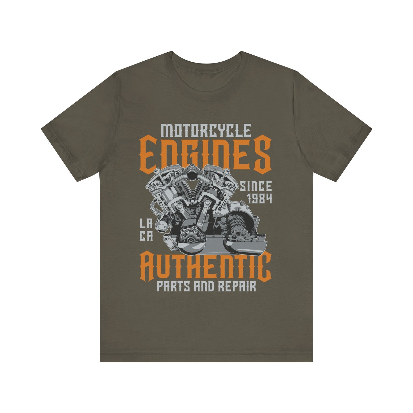 Motorcycle Engines Authentic Parts and Repair T-Shirt, Motorcycle Shop, Motorcycle Repair, Bikers T-Shirt