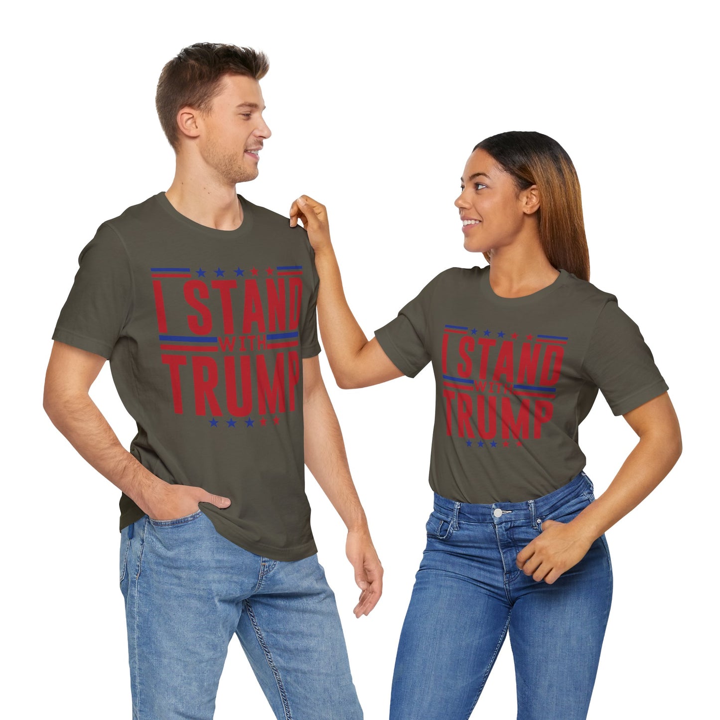 I Stand With Trump T-Shirt, Politics, Vote, Election, Republican