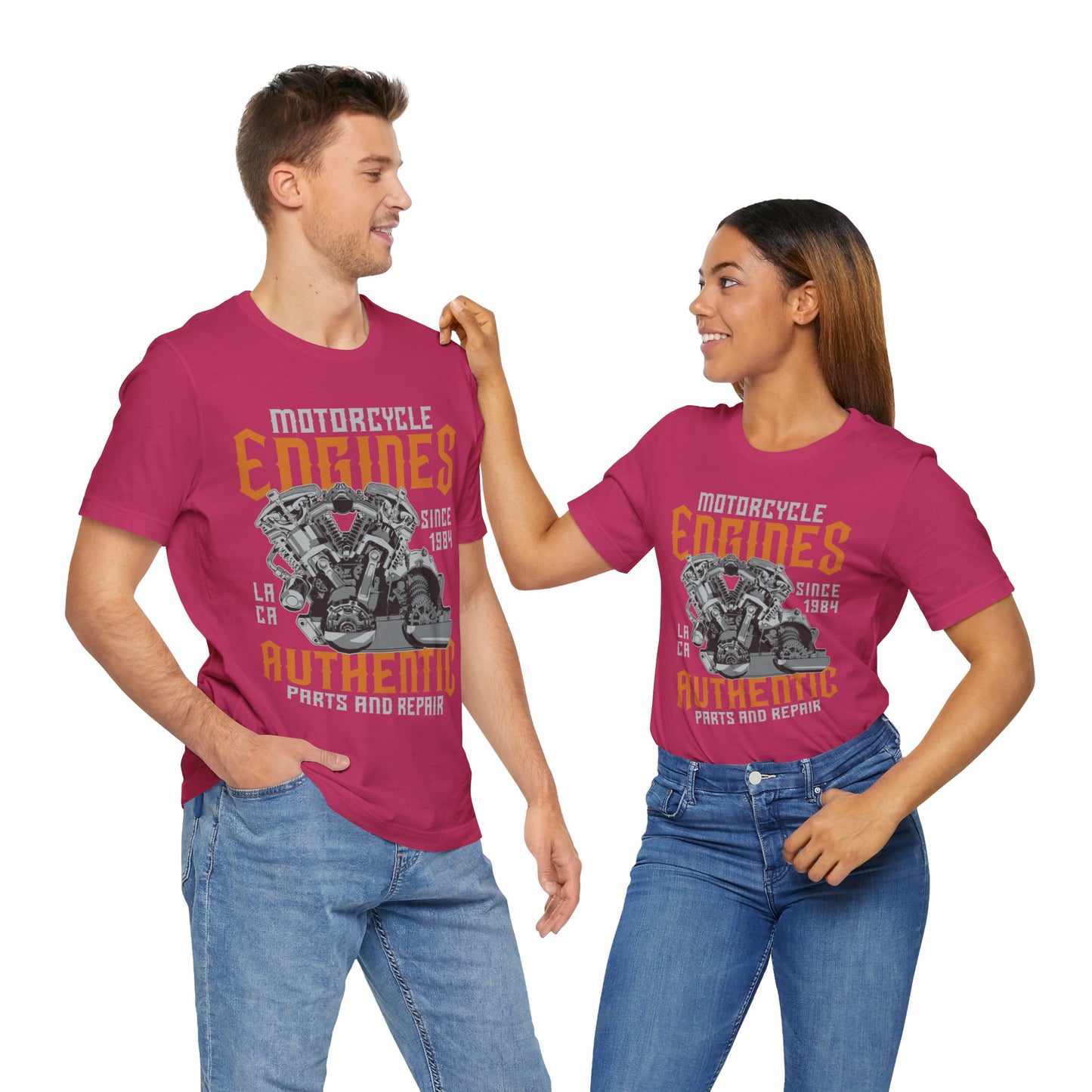 Motorcycle Engines Authentic Parts and Repair T-Shirt, Motorcycle Shop, Motorcycle Repair, Bikers T-Shirt