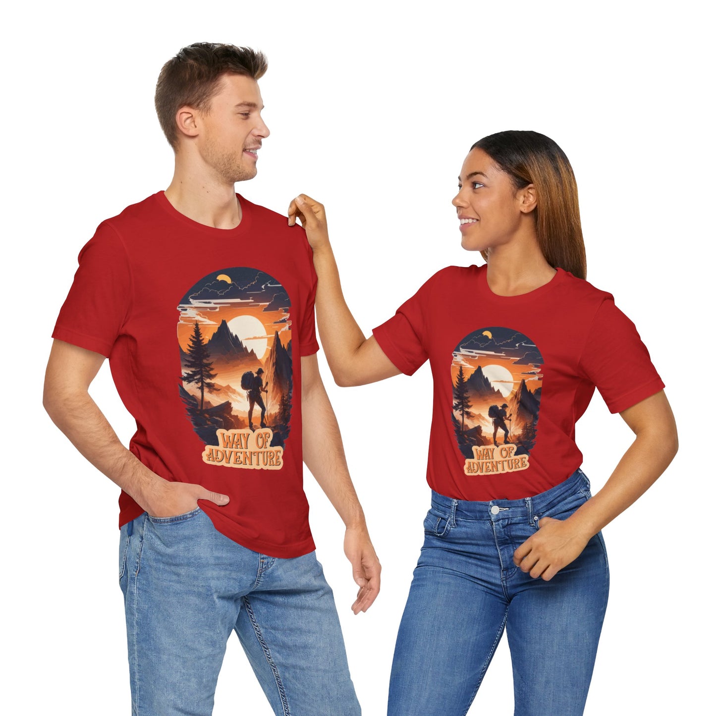 Way of Adventure T-Shirt, Adventure Hiking T-Shirt, Way of Adventure Design 01, Outdoors, Mountain Hike T-Shirt