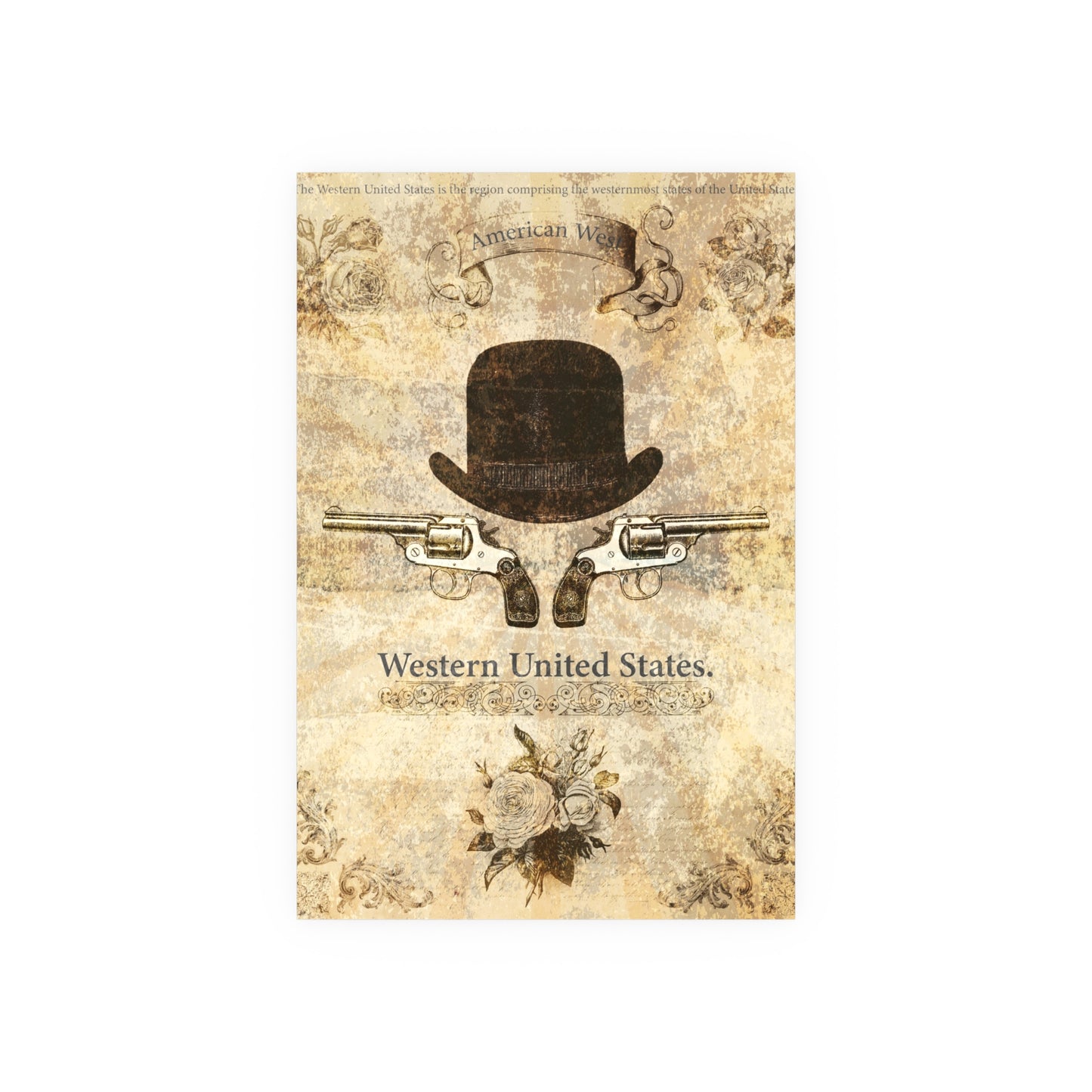 Western United States, Satin or Archival Matte Poster