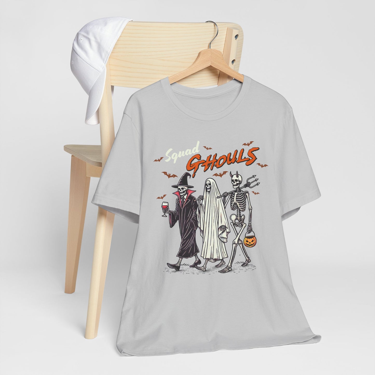 Squad Ghouls T-Shirt, Halloween, Scary, Funny, Retro, Ghost