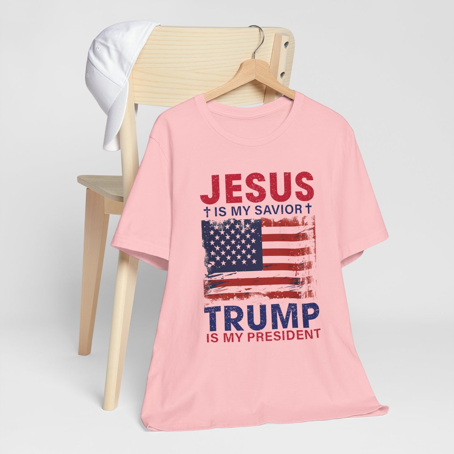 Jesus Is My Savior Trump Is My President T-Shirt, Politics, Vote, Election, Republican