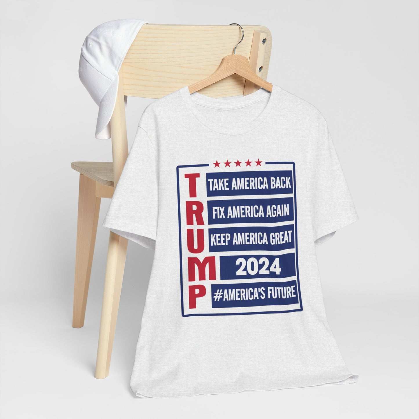 Trump 2024 America's Future T-Shirt, Politics, Vote, Election, Republican