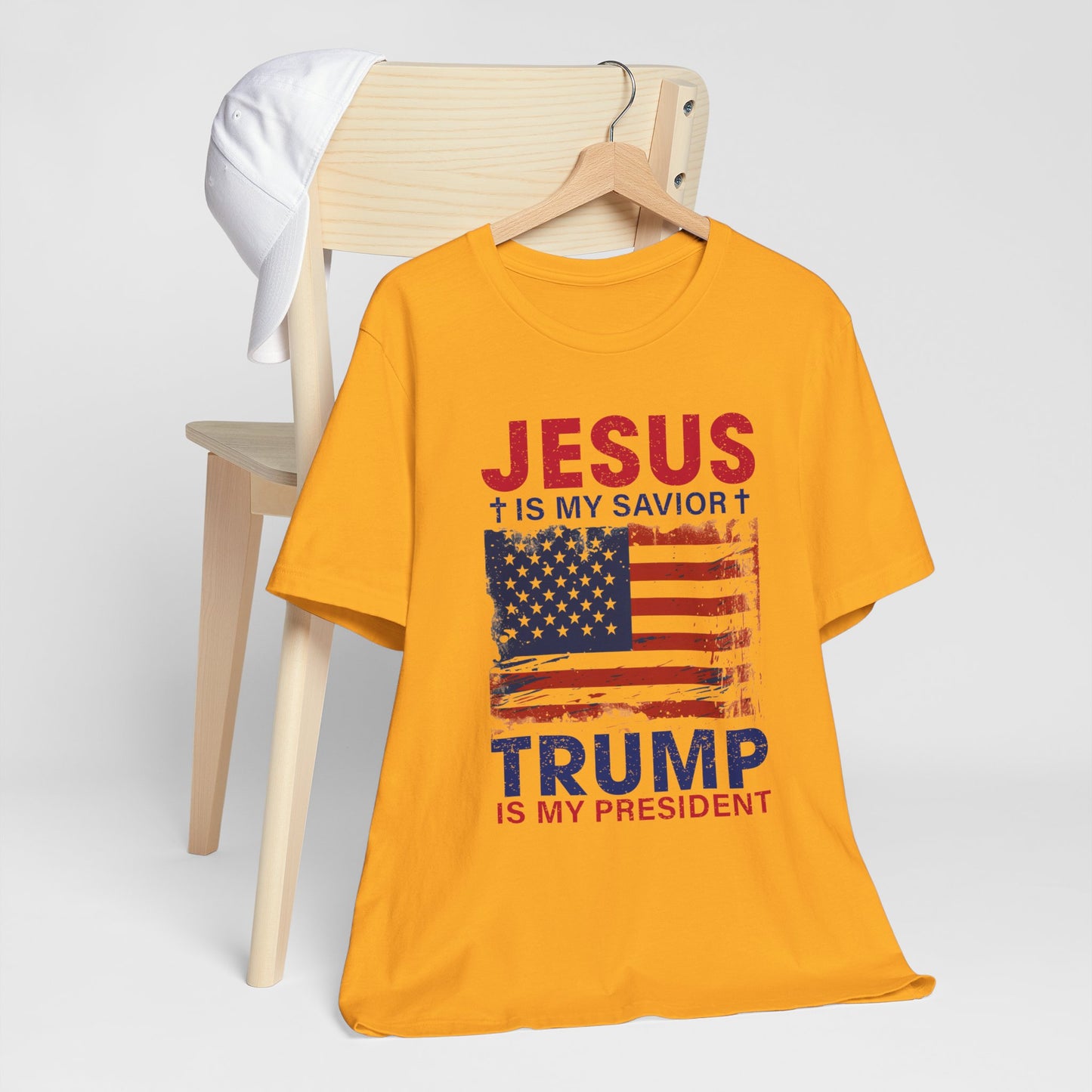 Jesus Is My Savior Trump Is My President T-Shirt, Politics, Vote, Election, Republican