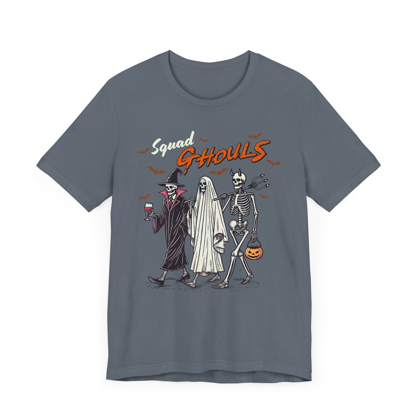 Squad Ghouls T-Shirt, Halloween, Scary, Funny, Retro, Ghost