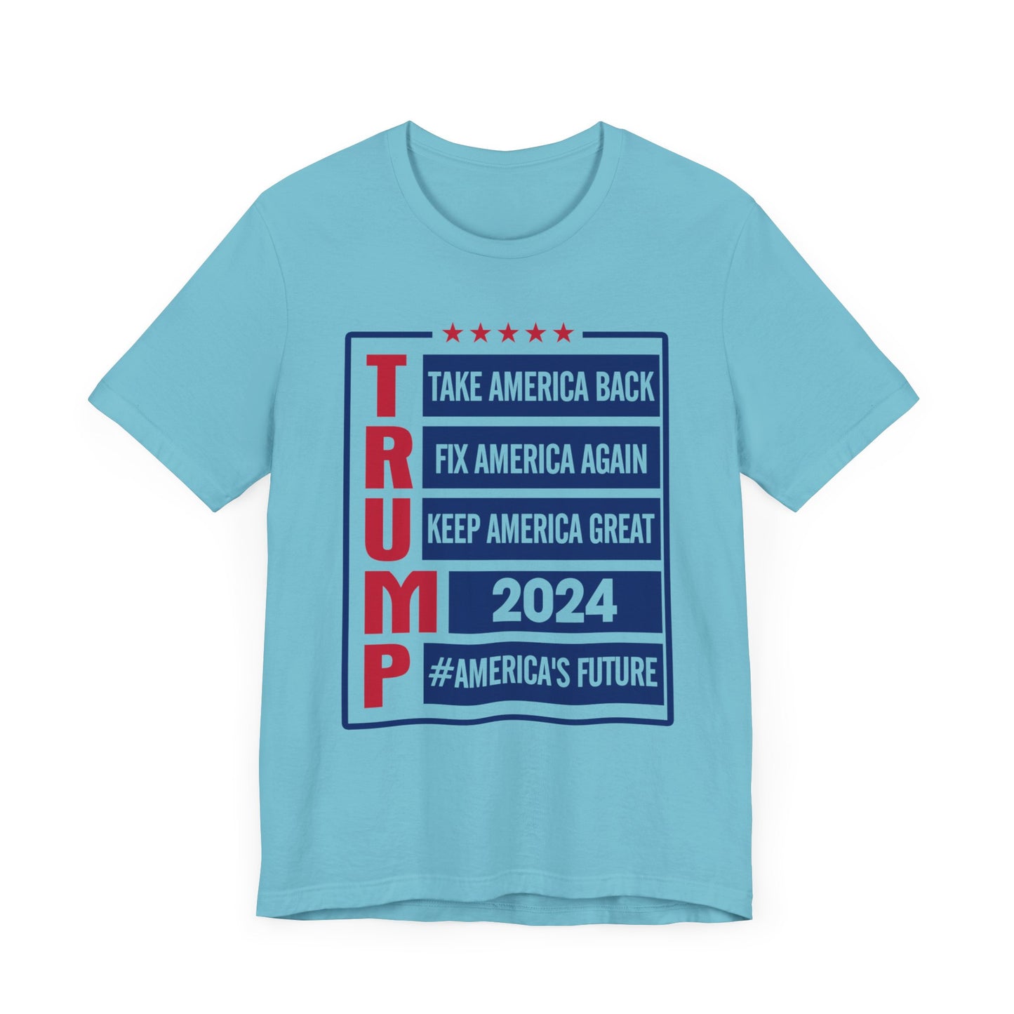 Trump 2024 America's Future T-Shirt, Politics, Vote, Election, Republican