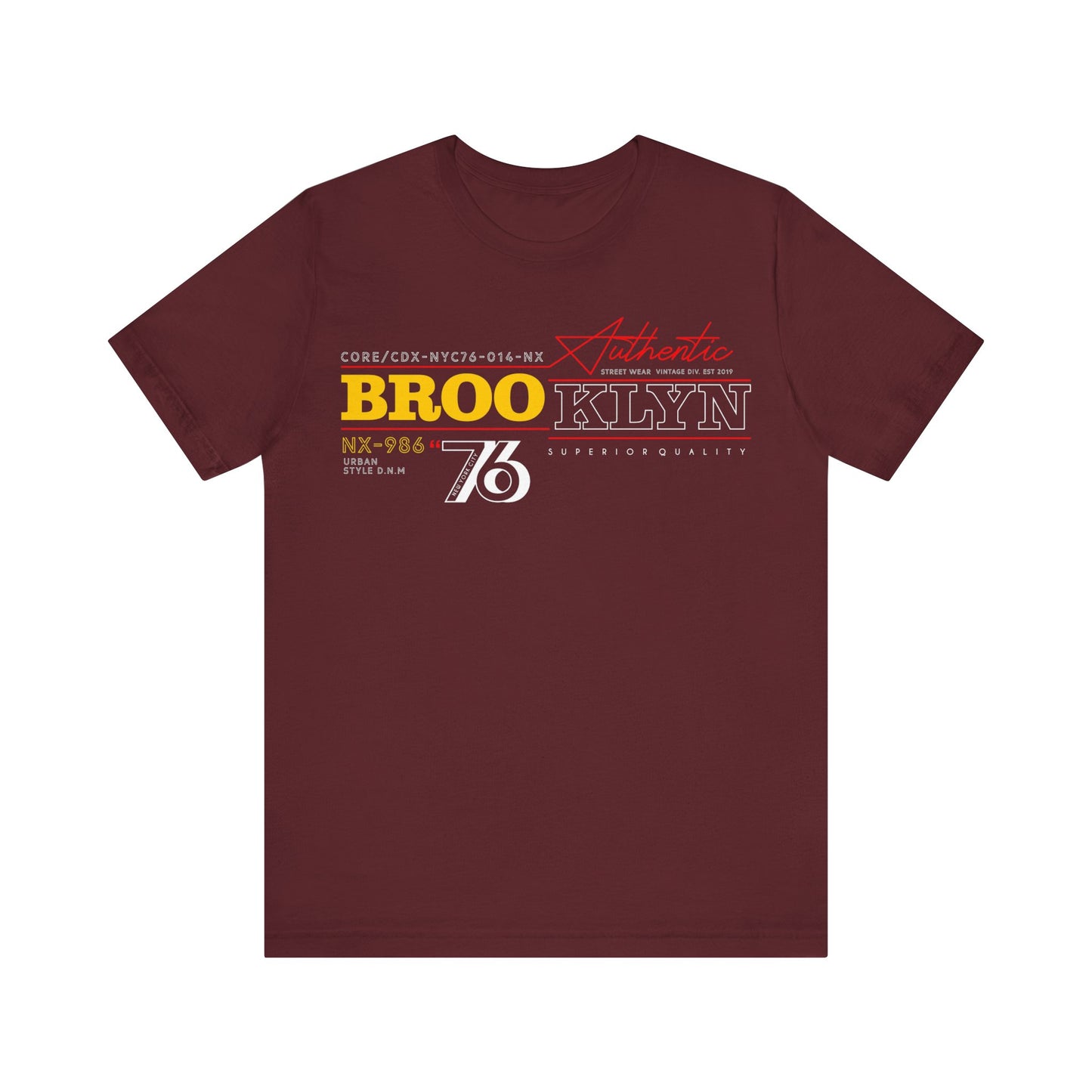 Brooklyn 55, Typography T-Shirt, Brooklyn, New York, NY