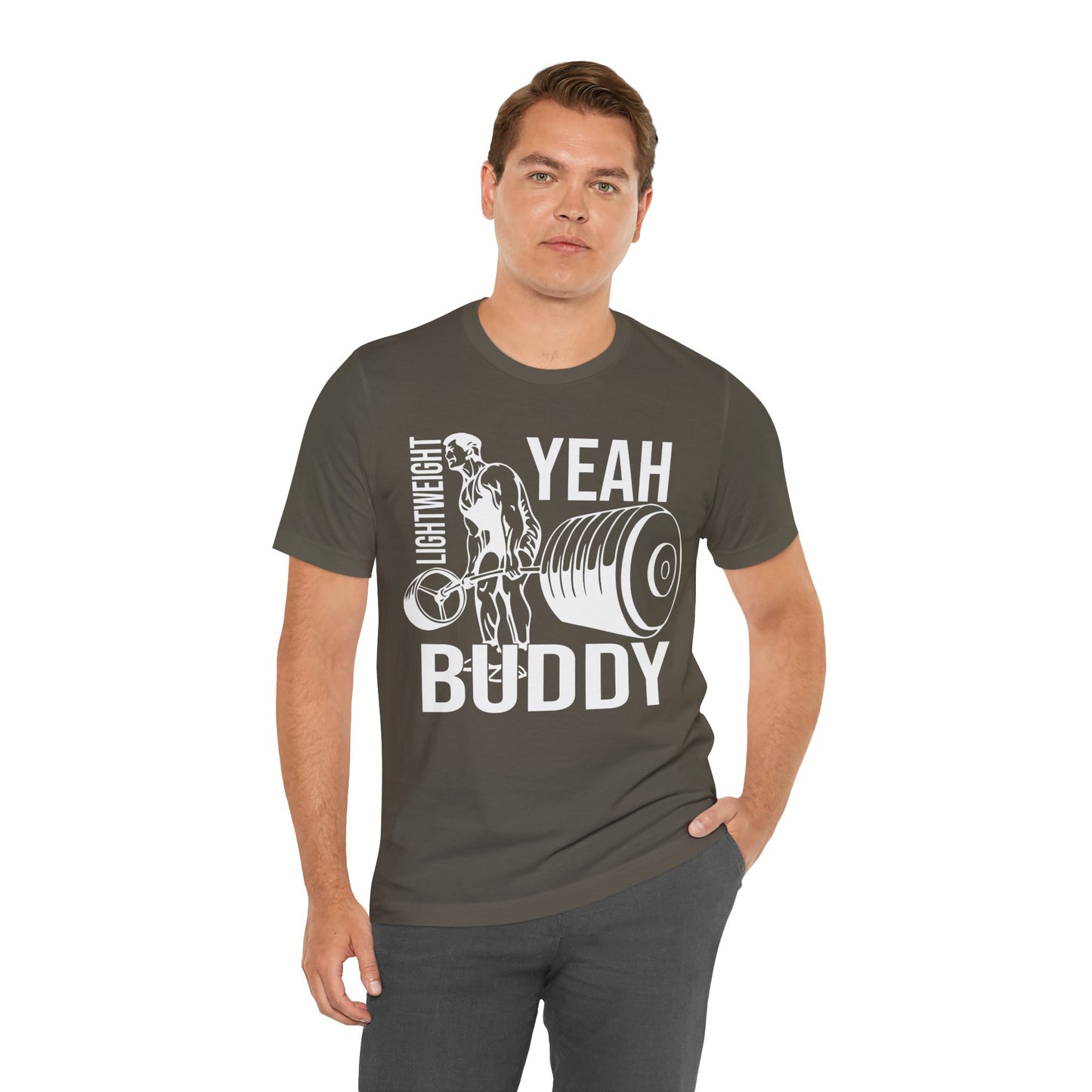 Lightweight Yeah Buddy T-Shirt, Gym Workout Fitness T-Shirt