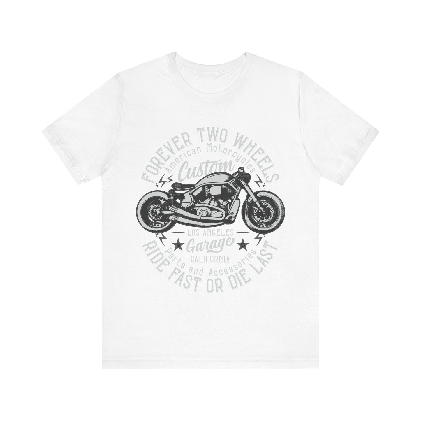 Forever Two Wheels T-Shiert, Motorcycle, Bikes, MC