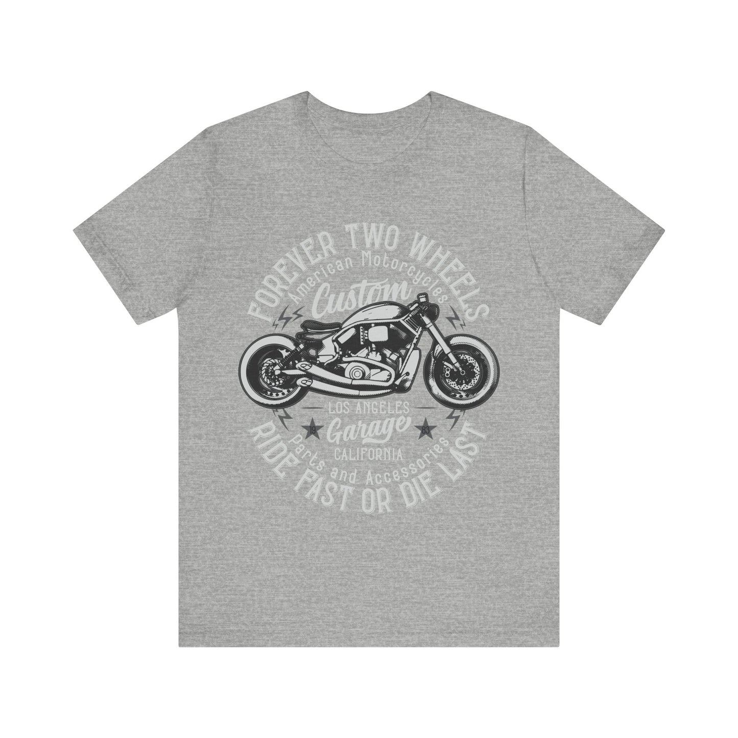Forever Two Wheels T-Shiert, Motorcycle, Bikes, MC