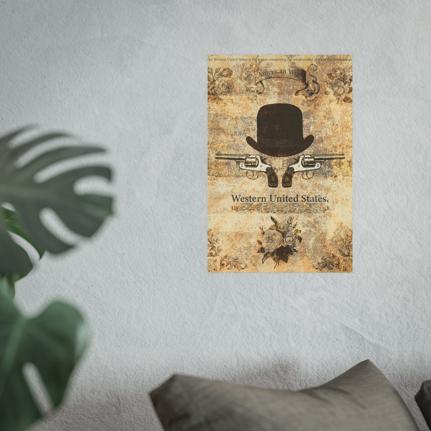 Western United States, Satin or Archival Matte Poster