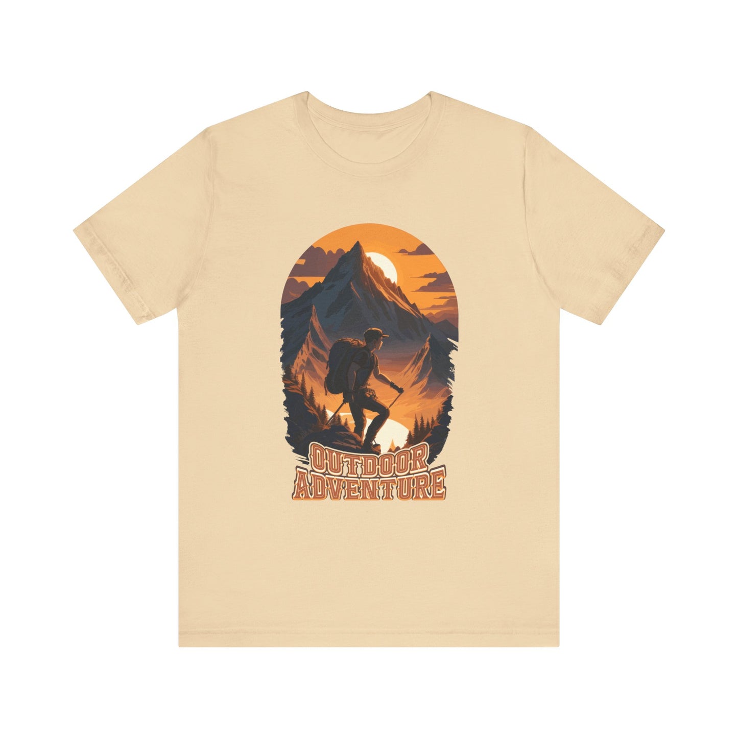 Outdoor Adventure T-Shirt, Adventure Hiking T-Shirt, Hiking Design 01, Outdoors, Mountain Hike T-Shirt, II