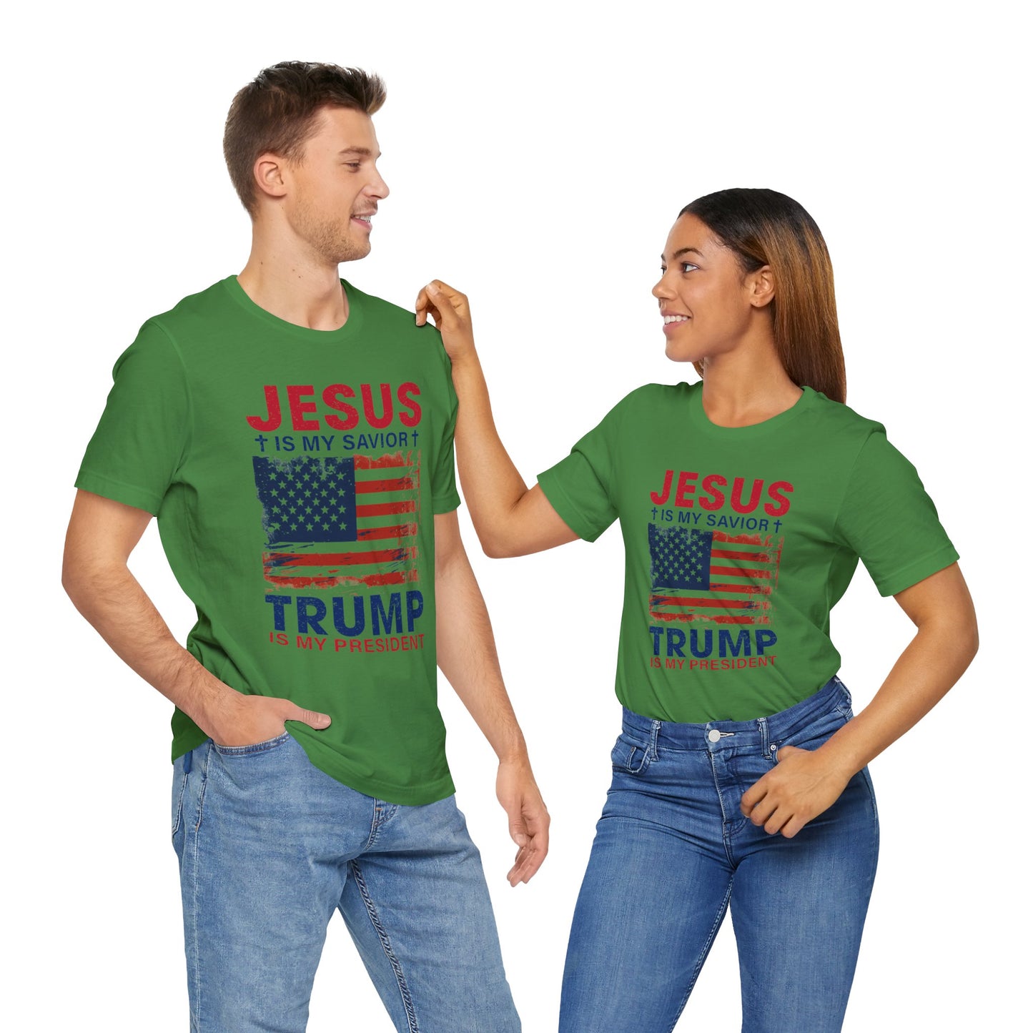 Jesus Is My Savior Trump Is My President T-Shirt, Politics, Vote, Election, Republican