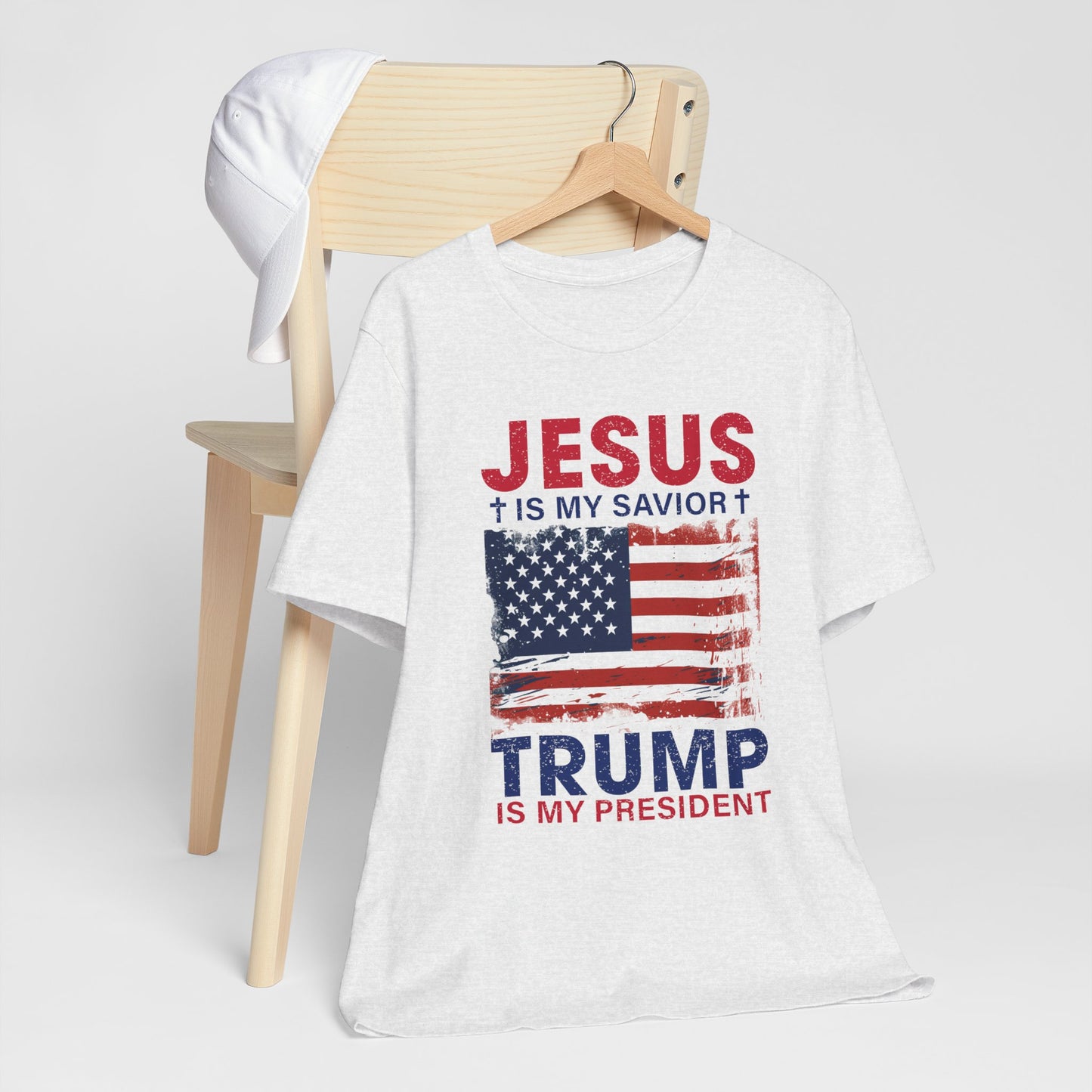 Jesus Is My Savior Trump Is My President T-Shirt, Politics, Vote, Election, Republican