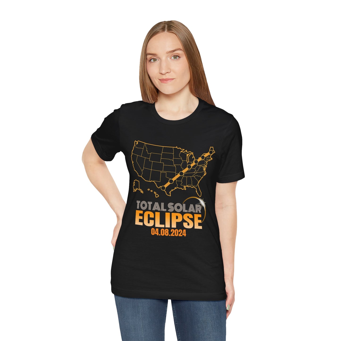 Total Solar Eclipse USA T-Shirt, Eclipse, Solar Eclipse, USA Path, Eclipse T-Shirt
