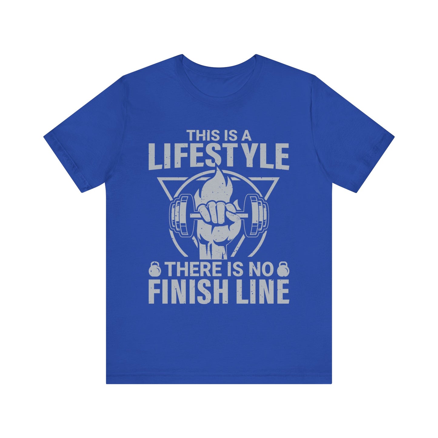 This Is A Lifestyle There Is No Finish Line T-Shirt, Gym Workout Fitness T-Shirt