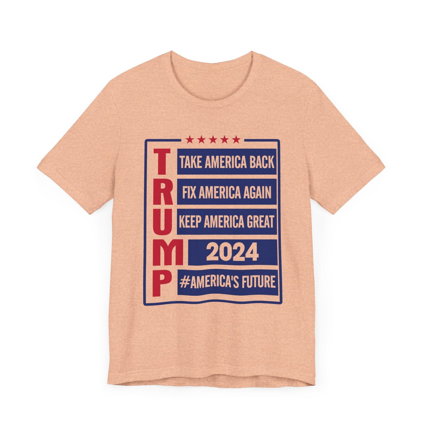 Trump 2024 America's Future T-Shirt, Politics, Vote, Election, Republican