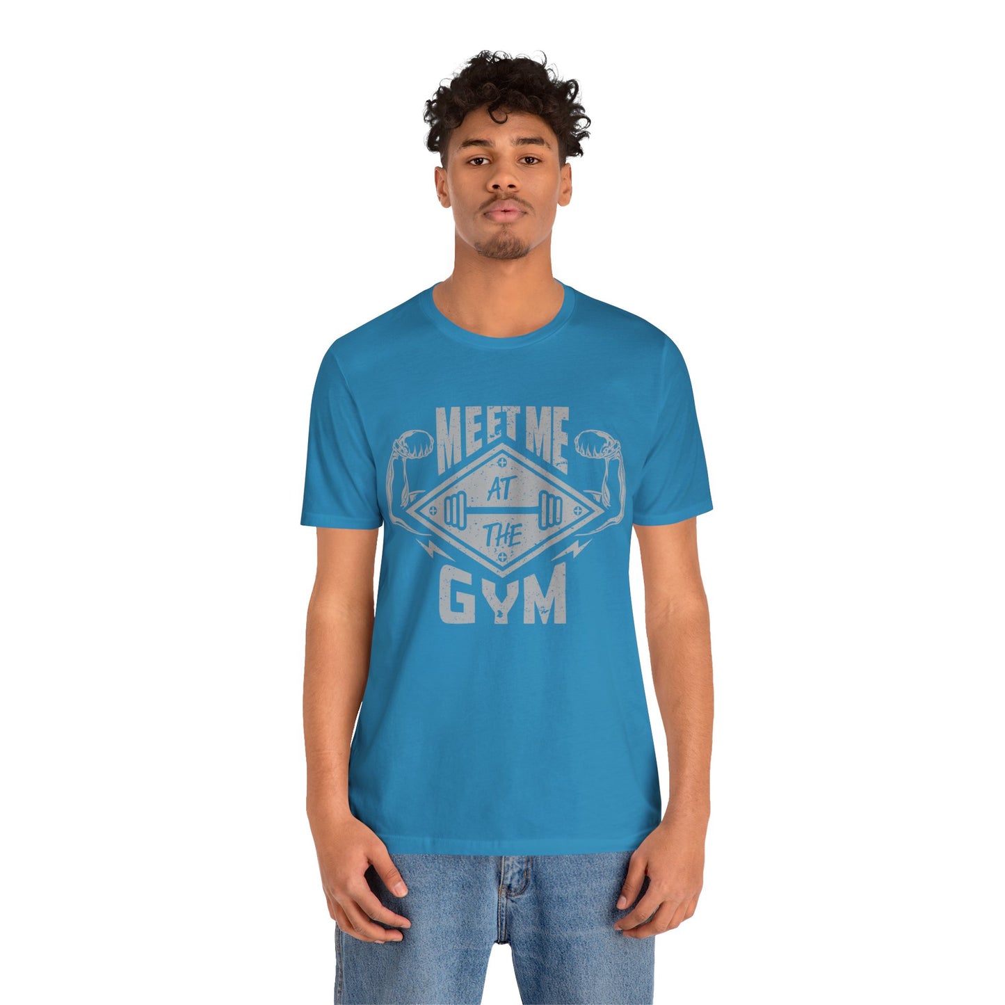 Meet Me At The Gym T-Shirt, Gym Workout Fitness T-Shirt