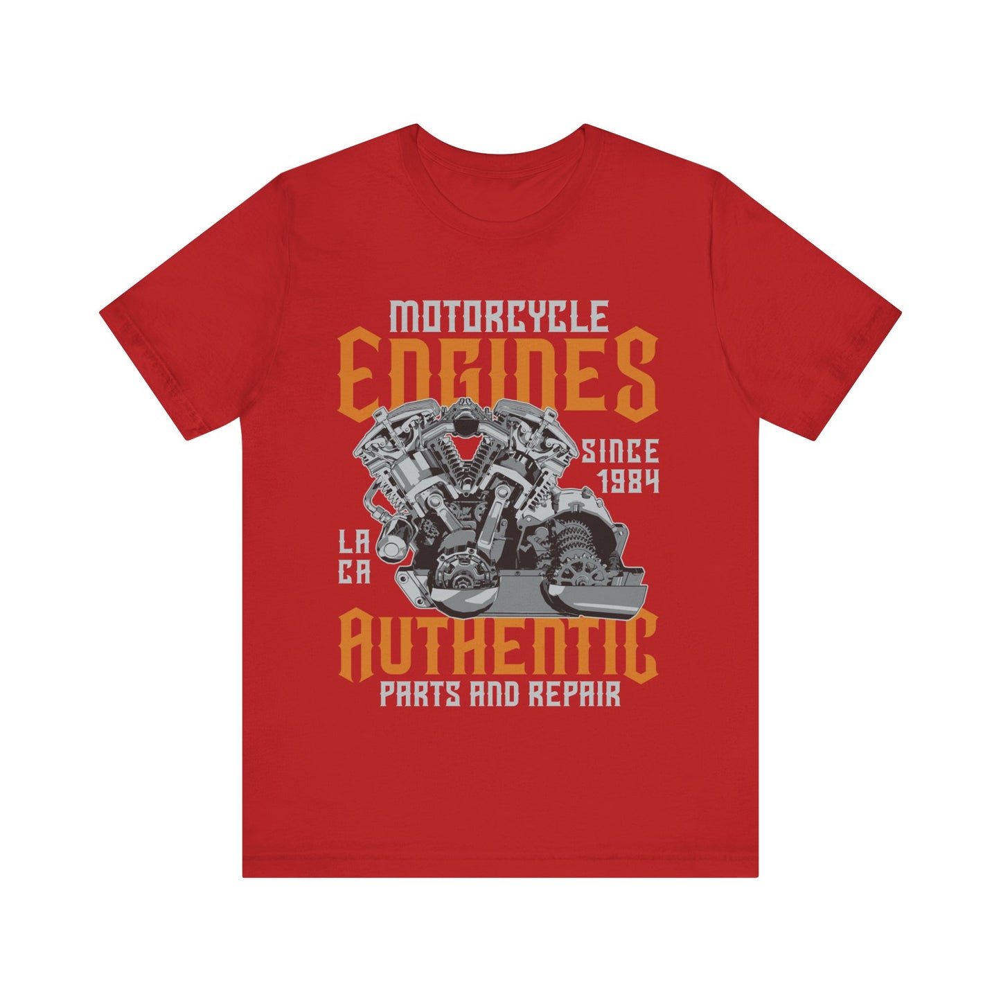Motorcycle Engines Authentic Parts and Repair T-Shirt, Motorcycle Shop, Motorcycle Repair, Bikers T-Shirt