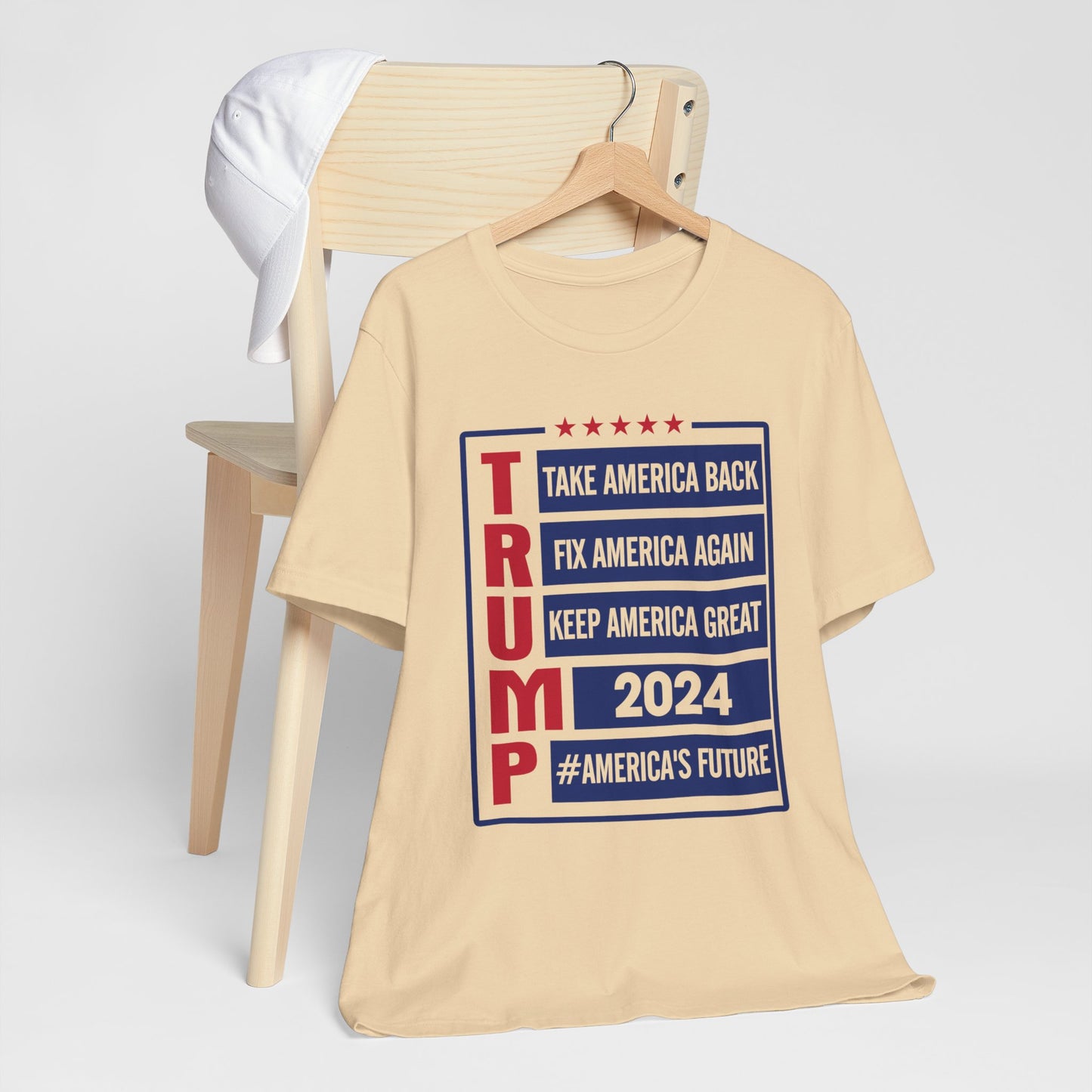 Trump 2024 America's Future T-Shirt, Politics, Vote, Election, Republican