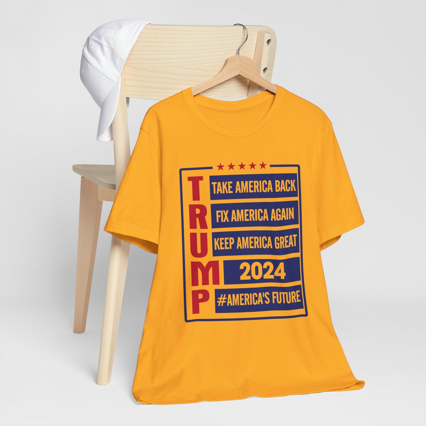 Trump 2024 America's Future T-Shirt, Politics, Vote, Election, Republican