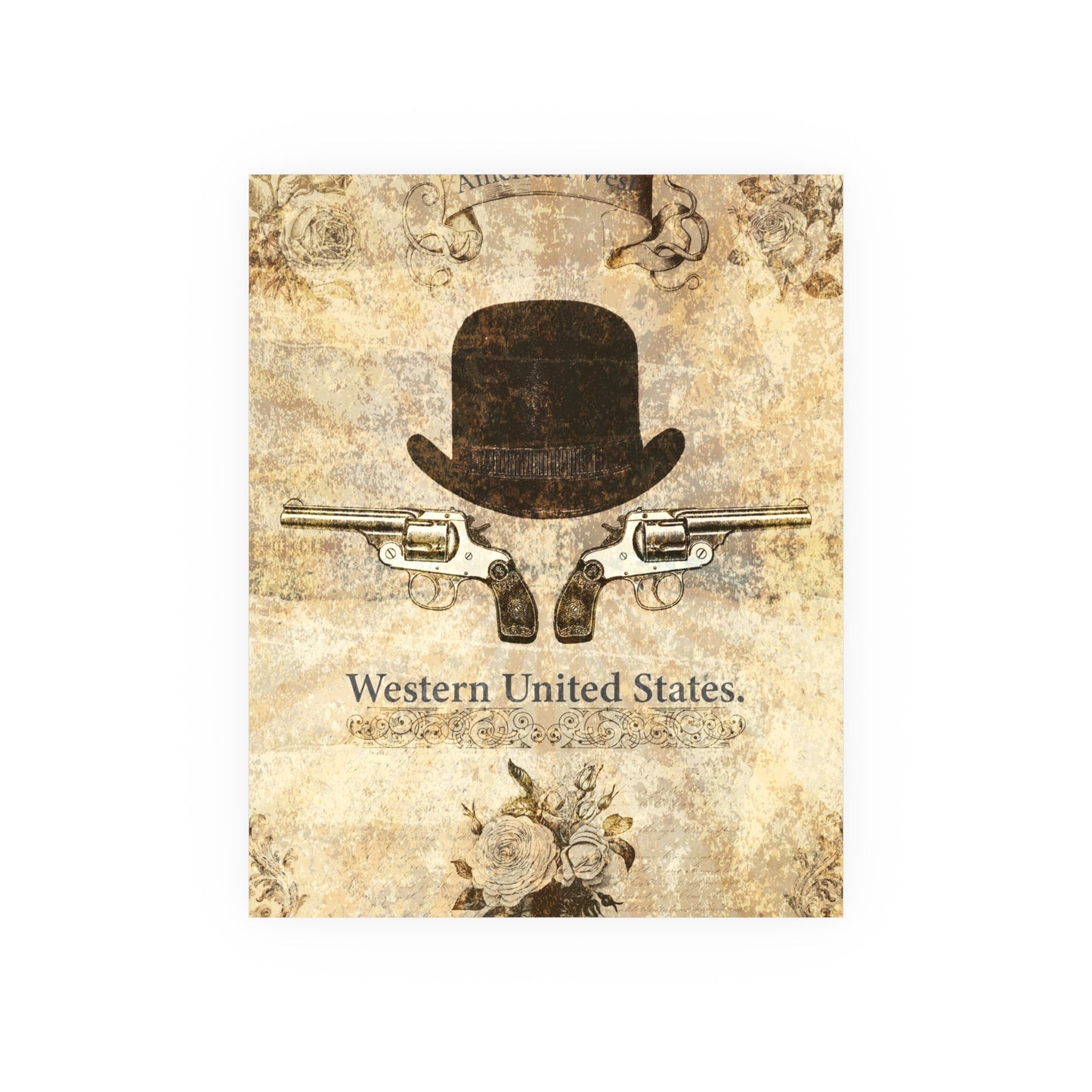 Western United States, Satin or Archival Matte Poster
