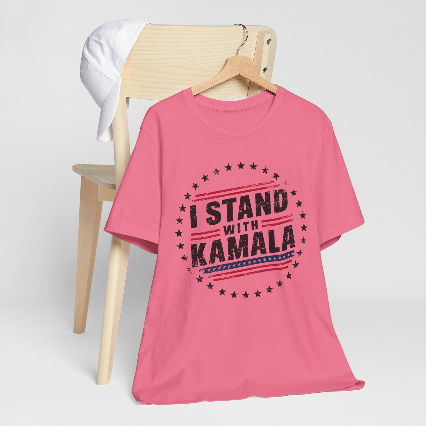 I Stand With Kamala T-Shirt, Politics, Vote, Election, Democrat