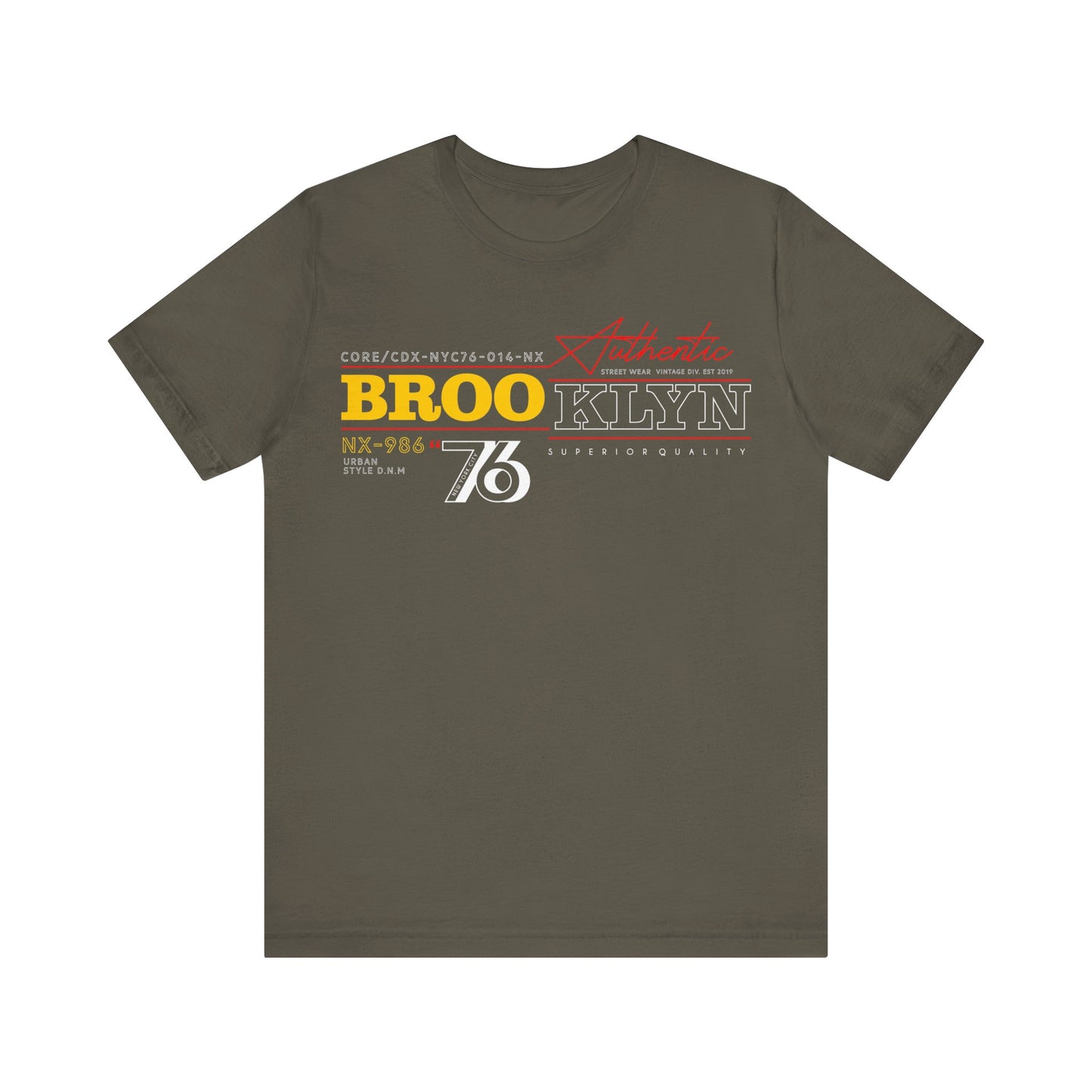 Brooklyn 55, Typography T-Shirt, Brooklyn, New York, NY
