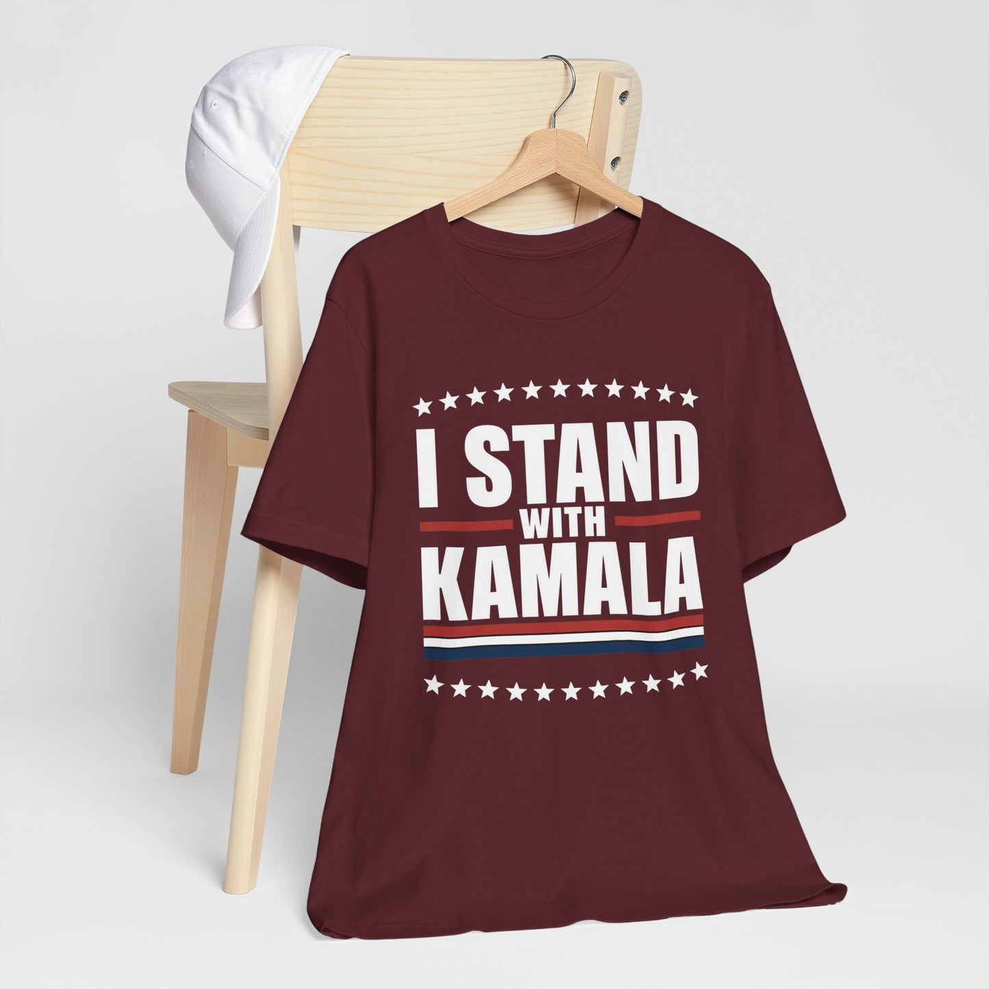 I Stand With Kamala T-Shirt, Politics, Vote, Election, Democrat