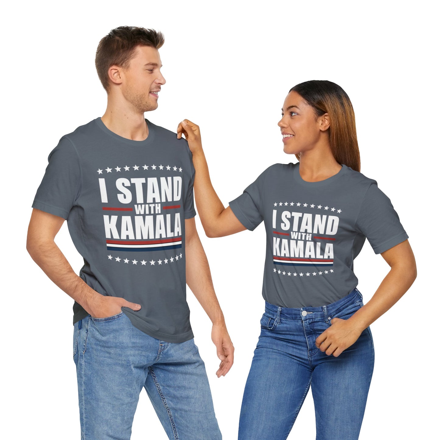 I Stand With Kamala T-Shirt, Politics, Vote, Election, Democrat
