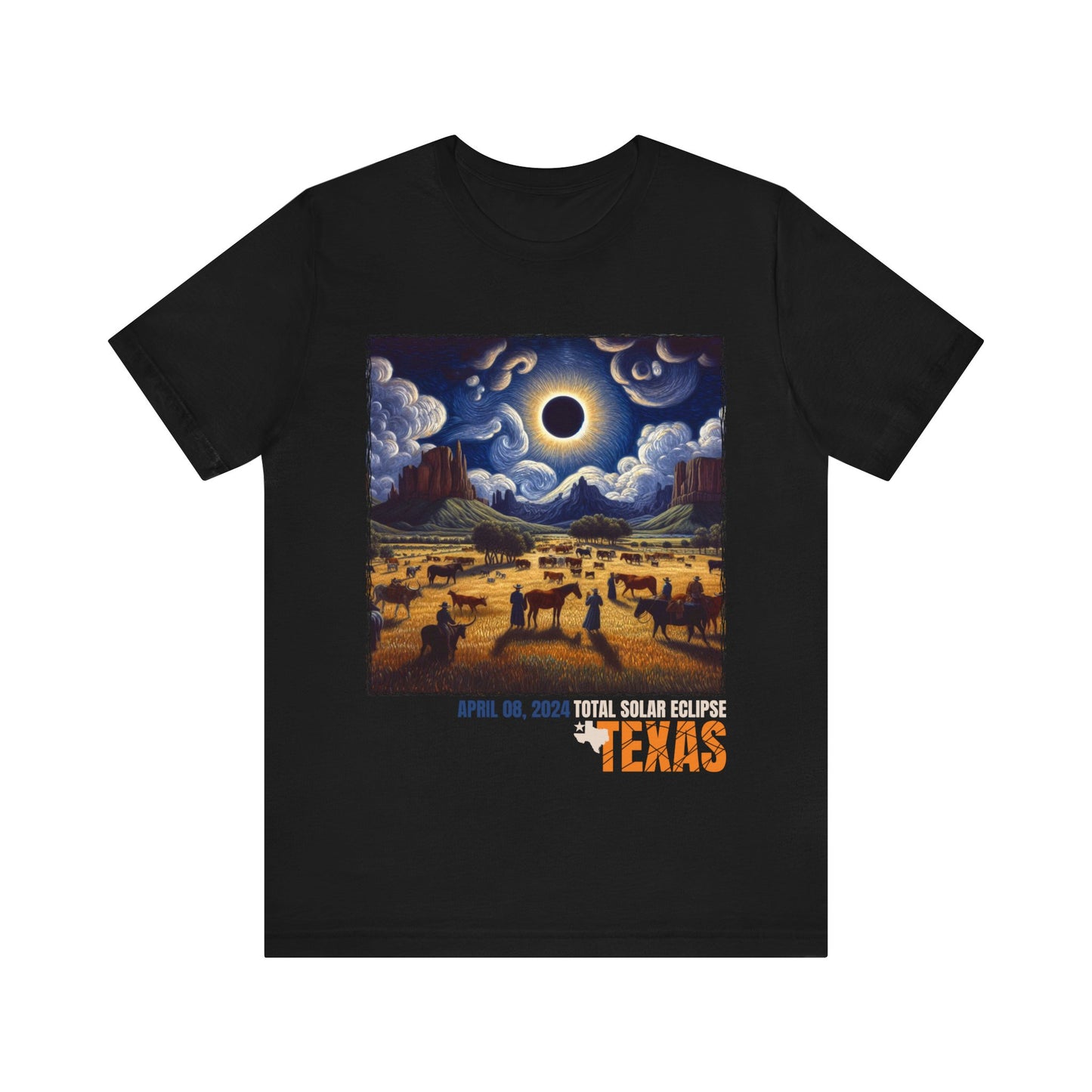 Total Solar Eclipse Texas T-Shirt, Eclipse, Solar Eclipse, Eclipse T-Shirt