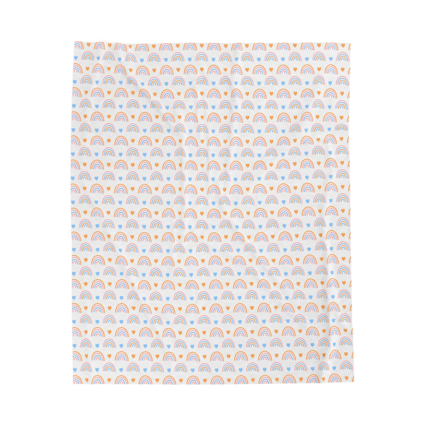 BOHO Rainbow pattern Velveteen Plush Blanket