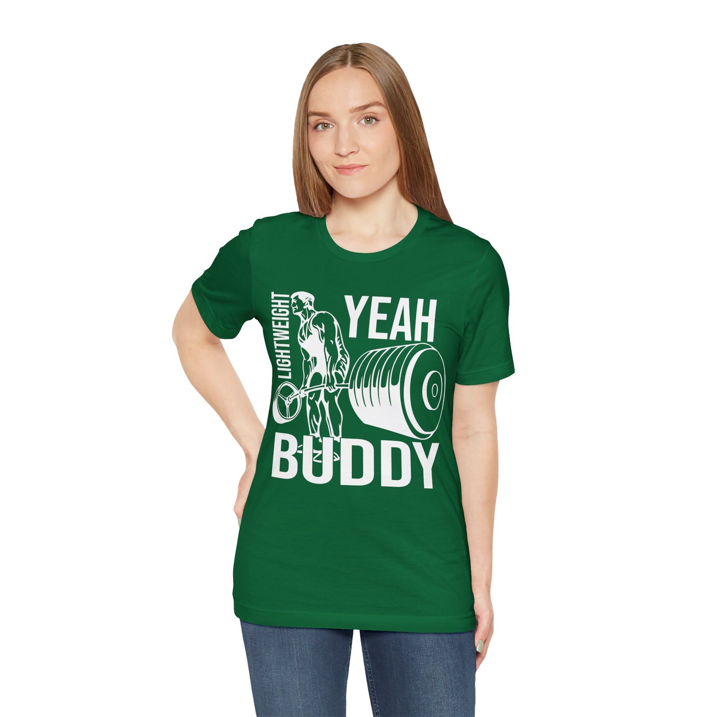 Lightweight Yeah Buddy T-Shirt, Gym Workout Fitness T-Shirt
