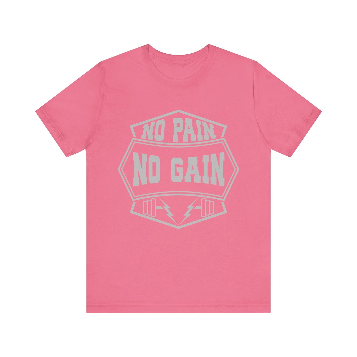 No Pain No Gain T-Shirt, Gym Workout Fitness T-Shirt