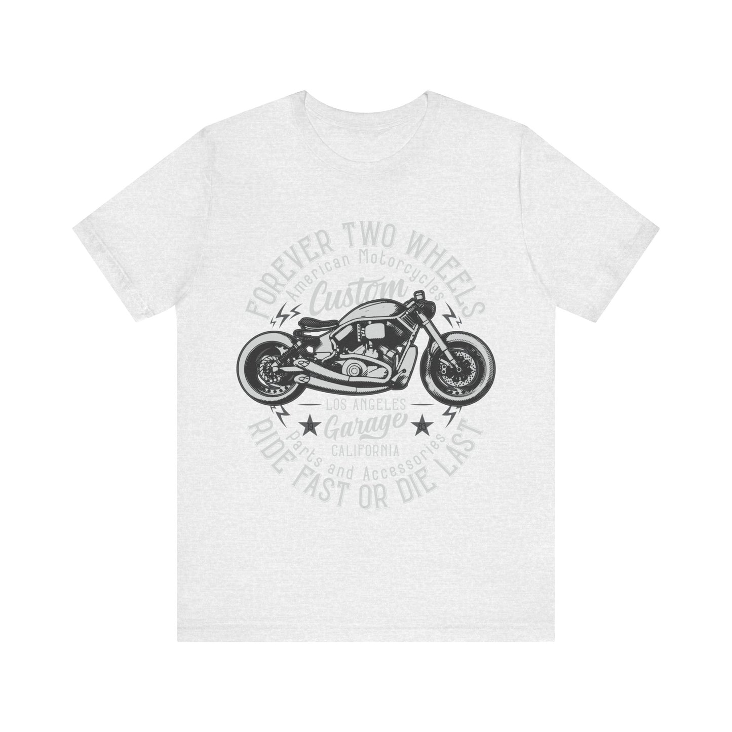 Forever Two Wheels T-Shiert, Motorcycle, Bikes, MC