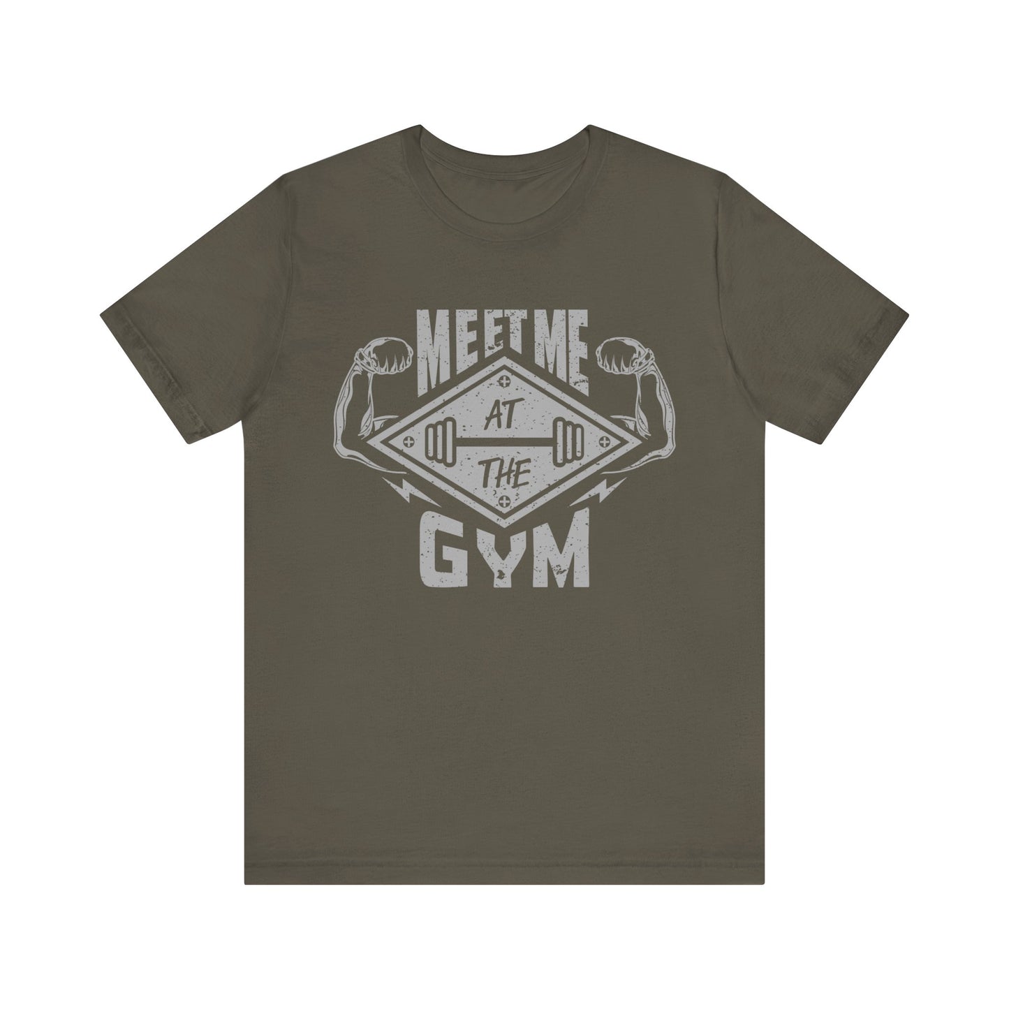 Meet Me At The Gym T-Shirt, Gym Workout Fitness T-Shirt