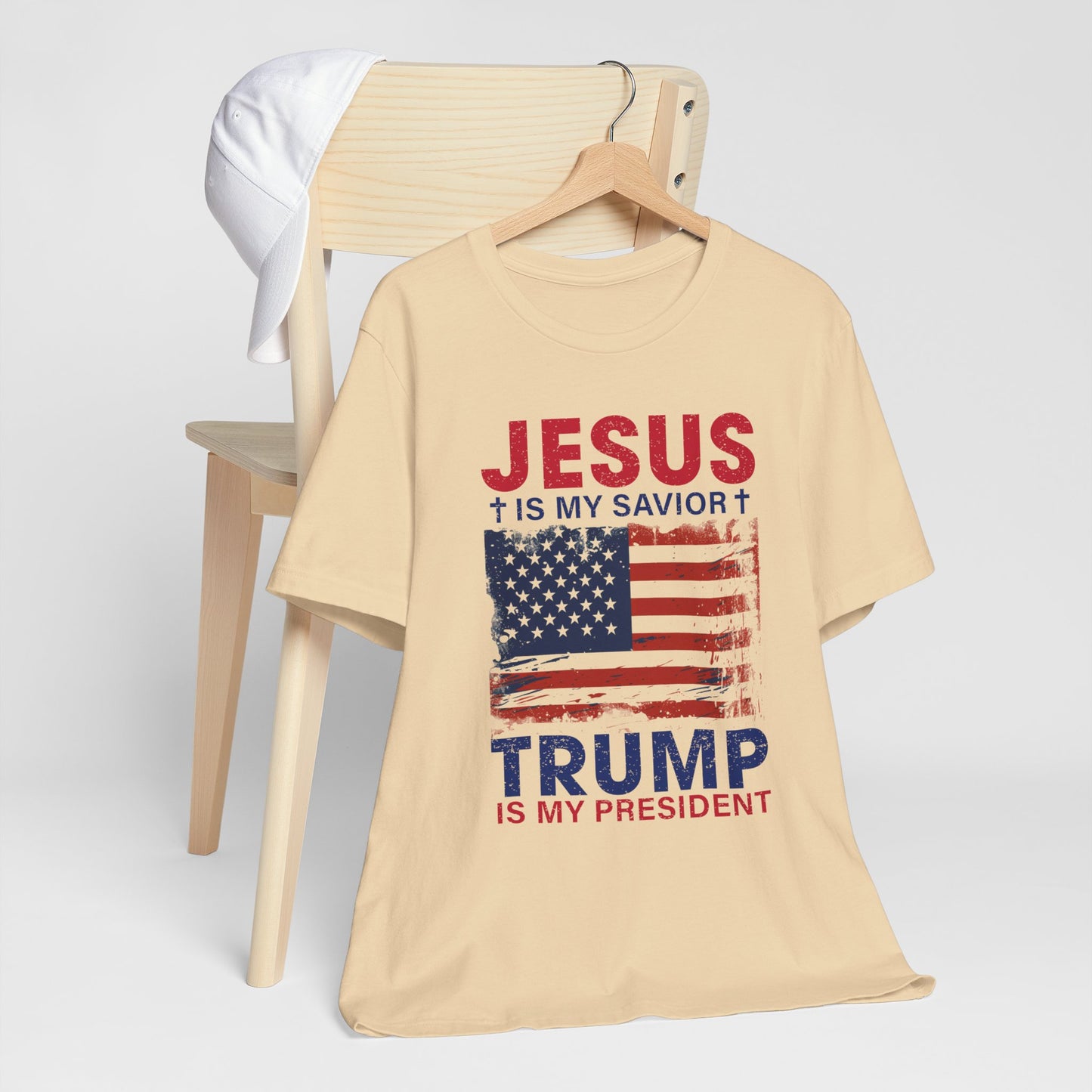 Jesus Is My Savior Trump Is My President T-Shirt, Politics, Vote, Election, Republican