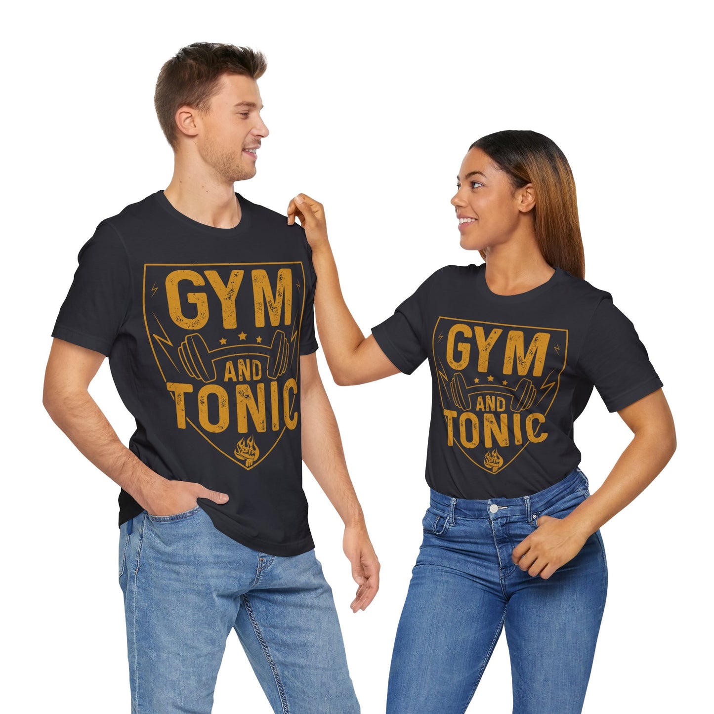 Gym and Tonic T-Shirt, Gym Workout Fitness T-Shirt